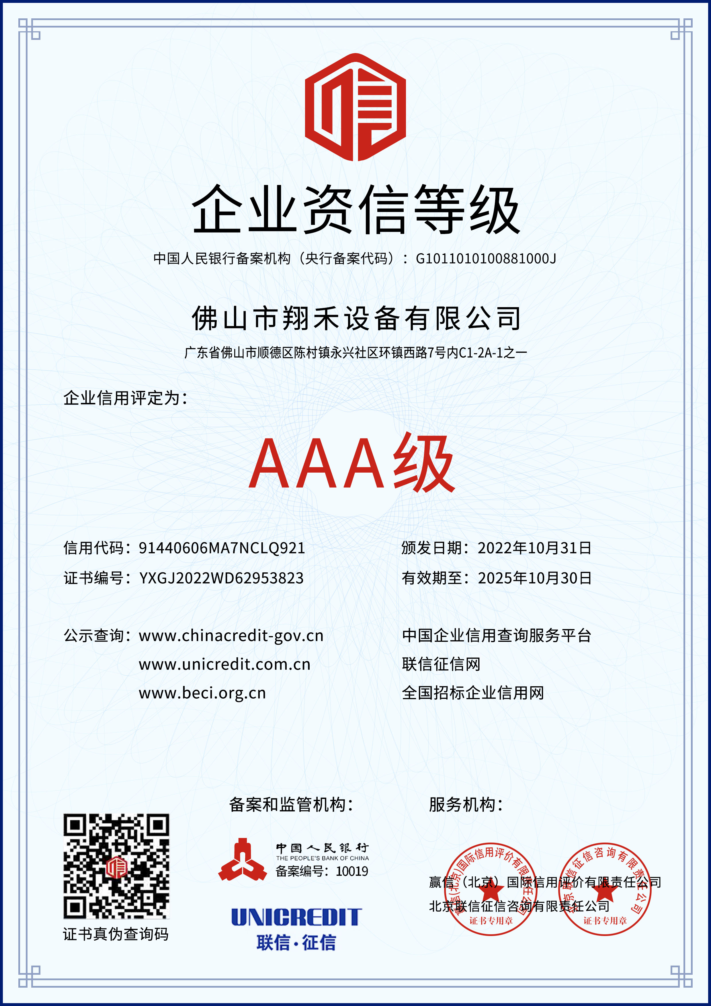 企業資信等級